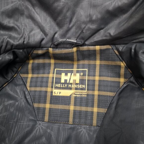 Helly Hansen Ladies Size Small Black & Gold Check Full Zip Snowboard Jacket - Picture 3 of 16